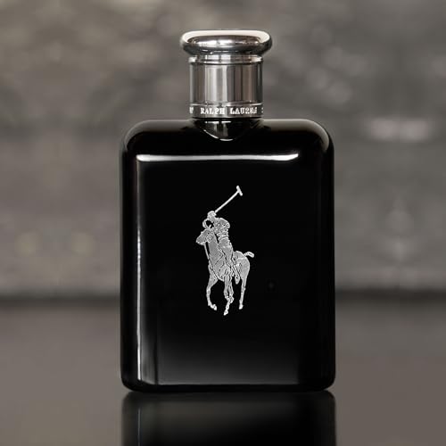 Ralph Lauren - Polo Black - Eau de Toilette - Men's Cologne - Woody & Fresh - With Patchouli, Sandalwood, and Mandarin - Medium Intensity