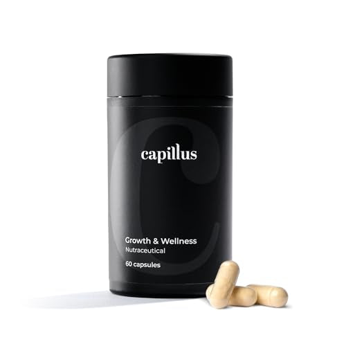 Capillus Hair Supplement - Hair Growth, Get Thicker, Fuller Hair with Biotin and Keratin - Contains Cynatine HNS for Stronger and Healthier Hair - Daily Supplement, 60 Count