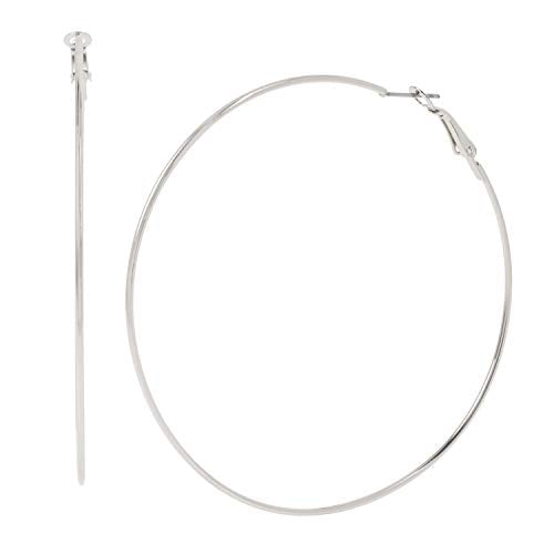 Jessica Simpson Large Wire Hoop Earrings