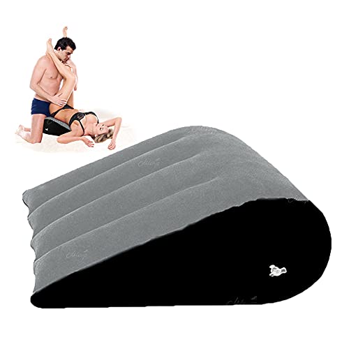 MISSTU Sex Toys Pillow Position Cushion Triangle Inflatable Ramp Furniture Couples Toy Positioning for Deeper Position Support Pillow Men Women Couples [Upgrade]