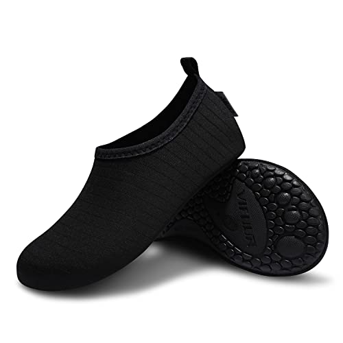 VIFUUR Water Sports Shoes Barefoot Quick-Dry Aqua Yoga Socks Slip-on for Men Women