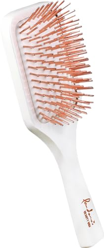 Pandora's Beauty Box Rose' Copper Brush/Massage Brush/Hair Brush/Scalp Care/Dandruff/Scalp Massage Brush/Relax/Mother's Day Gift Idea (Small)