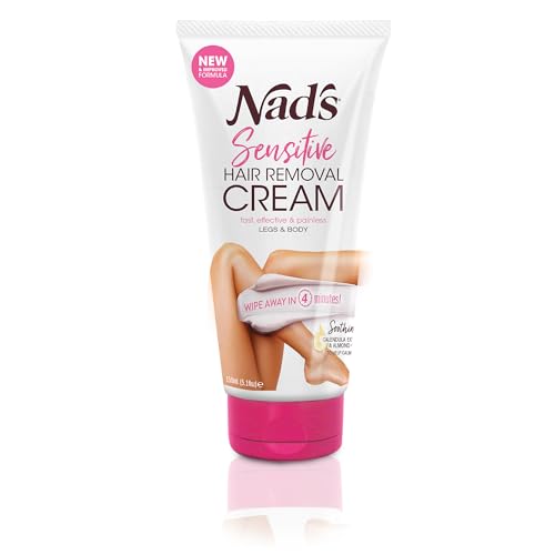 Nad's Hair Removal Cream - Gentle & Soothing Hair Removal For Women - Sensitive Depilatory Cream For Body & Legs, 5.1 Oz