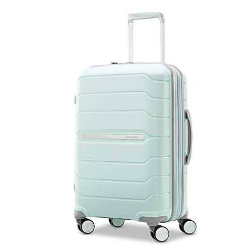 Samsonite Freeform Hardside Expandable with Double Spinner Wheels, Carry-On 21-Inch, Mint Green