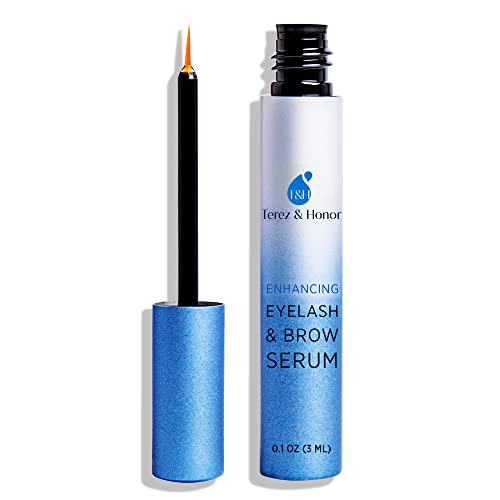 Advanced Eyelash Serum for Thicker, Longer Eyelashes and Eyebrows - Grow Luscious Lashes with Brow Enhancer (3mL)