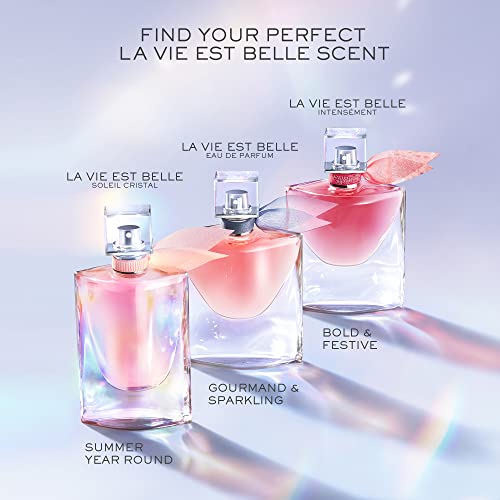 Lancôme La Vie Est Belle Eau de Parfum - Long Lasting Fragrance with Notes of Iris, Earthy Patchouli, Warm Vanilla & Spun Sugar - Floral & Sweet Women's Perfume