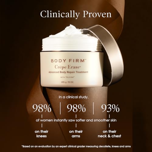 Crepe Erase Advanced Body Repair Treatment, Anti-Aging Wrinkle Cream for Face and Body, Support Skins Natural Elastin & Collagen Production - 10oz