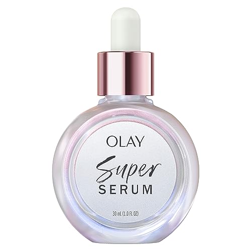 Olay Super Serum 1.0 oz with Niacinamide, Vitamin C, Collagen Peptide, AHA, and Vitamin E