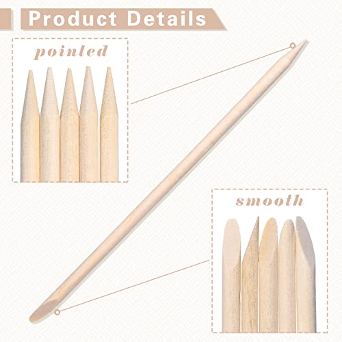 Eye Brow Wooden Wax Sticks Mini Waxing Applicator Sticks Lip Nose Eyebrow Waxing Sticks Wood Craft Small Wax Applicator Facial Hair Wax Spatula for Home Spa Hair Removal Smooth Skin Use (400 Pieces)