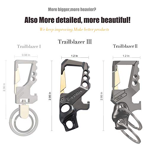 Heavy Duty Key Chain Bottle Opener,Carabiner Car Key Chains for Men and Women