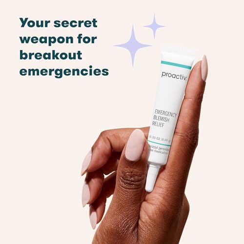 Proactiv Emergency Blemish Relief - Benzoyl Peroxide Gel - Acne Spot Treatment for Face and Body, .33 Oz