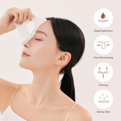 Deep Collagen Overnight Mask 37g (4 Count (Pack of 1)) | The real collagen 2,160,000ppb | Facial sheet masks with low molecular weight collagen for elasticity, firming, and moisturizing