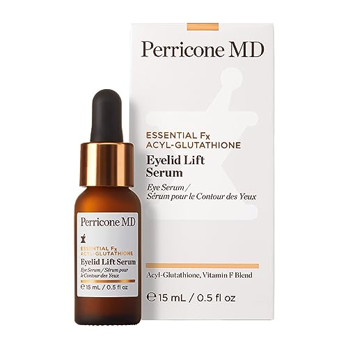 Perricone MD Essential Fx Acyl-Glutathione Eyelid Lift Serum | Lightweight Eye Serum | Corrects the look of creases, crepiness and drooping, Diminishes appearance of under-eye circles and darkness