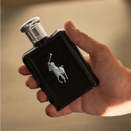 Ralph Lauren - Polo Black - Eau de Toilette - Men's Cologne - Woody & Fresh - With Patchouli, Sandalwood, and Mandarin - Medium Intensity