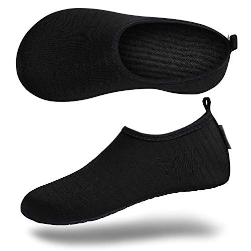 VIFUUR Water Sports Shoes Barefoot Quick-Dry Aqua Yoga Socks Slip-on for Men Women