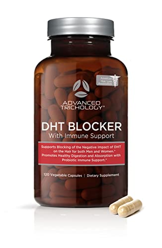 Advanced Trichology DHT BLOCKER Hair Growth Supplement for Genetic Thinning, Men & Women, Approved by American Hair Loss Association, Backed by 20 Years of Experience in Hair Loss Treatment Clinics