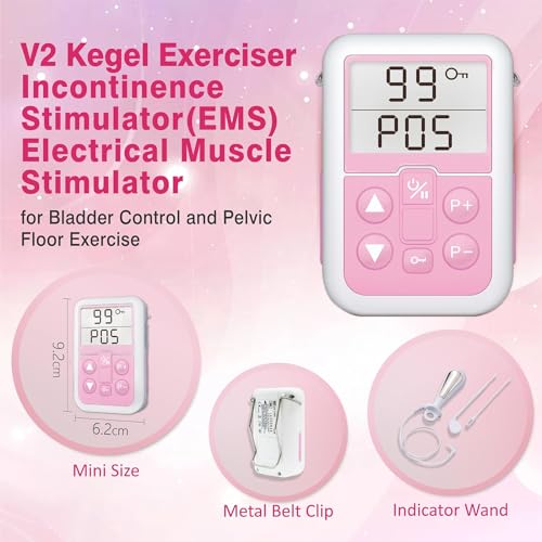 iStim V2 Kegel Exerciser Incontinence Stimulator with Probe for Bladder Control and Pelvic Floor Exercise for Women Electrical Muscle Stimulator (EMS)