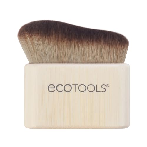 EcoTools Good Tan Body + Face Self-Tan Blending Brush, Kabuki Brush For Applying Self Tanner, Sunless Tanner Blending Brush, Eco Friendly Self Tanning Brush, Vegan, & Cruelty Free, 1 Count