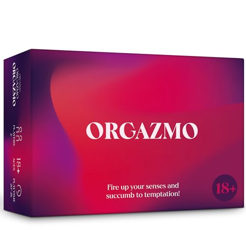 Orgazmo - Romantic Game for Couples - 200 Spicy Dares & Questions to Spice Up Your Relationship - Couples Games, Adult Card Game - Great for Date Nights, Anniversaries, Valentine's Day & Couples Gifts