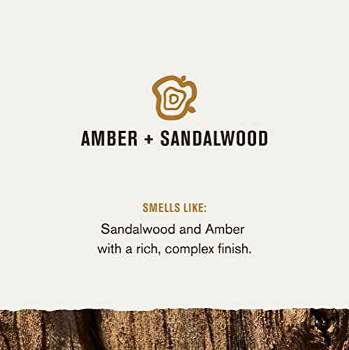 Every Man Jack Amber+Sandalwood Hydrating Mens Body Wash for All Skin Types-Cleanse, Nourish, and Hydrate Skin with Naturally Derived Ingredients-Paraben Free, Phthalate Free, Dye Free-24oz(Pack of 2)