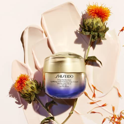 Shiseido Vital Perfection Uplifting and Firming Day Cream SPF 30-50 mL - Broad-Spectrum SPF 30 Anti-Aging Moisturizer - Visibly Lifts, Firms & Improves Appearance of Fine Lines & Wrinkles