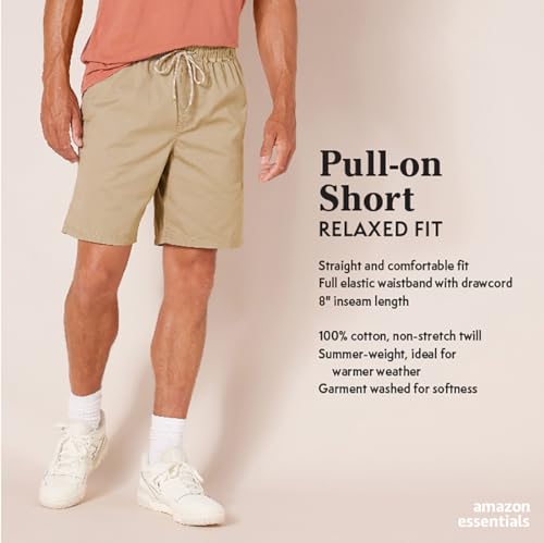 Amazon Essentials Men's Drawstring Walk Short (Available in Plus Size)