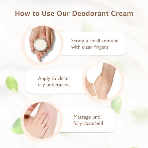 ECO ROOTS Natural Deodorant for Women & Men | Organic Deodorant Cream Non Aluminum | Baking Soda Free Healthy Deoderant for Body & Private Parts | All Vegan Pit Paste Zero Sweat | Coconut Scent