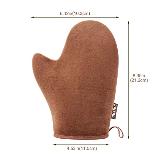 GAIYAH Self Tanning Mitt Applicator Self Tanner Mitt Applicator Tanning Mitts Self Tanner With Thumb Ultra Soft Tanning Glove For Self Tan Mitt Applicator