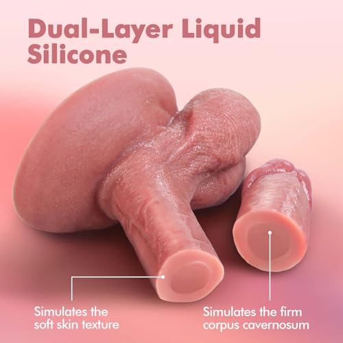 Realistic Dildo Adult Sex Toys - UTIMI 7.1 Inch Silicone Penis for Men Women Female Beginners Body Safe Material Dildos with Strong Suction Cup for Vaginal G-spot and Anal Play