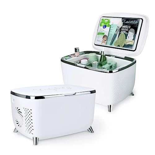 PERSONAL CHILLER 6.2L SkinCare Fridge, Portable Cosmetic Mini Fridge, Low Noise Small Refrigerator for Beauty Products, Beverage, Home, Bedroom