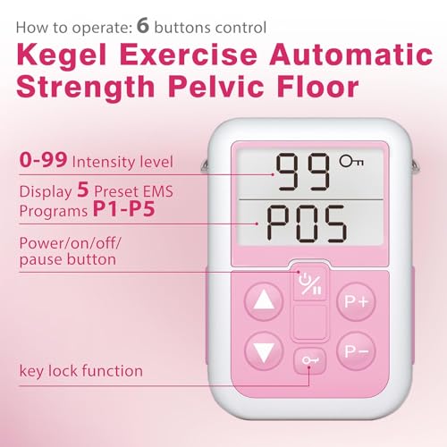 iStim V2 Kegel Exerciser Incontinence Stimulator with Probe for Bladder Control and Pelvic Floor Exercise for Women Electrical Muscle Stimulator (EMS)