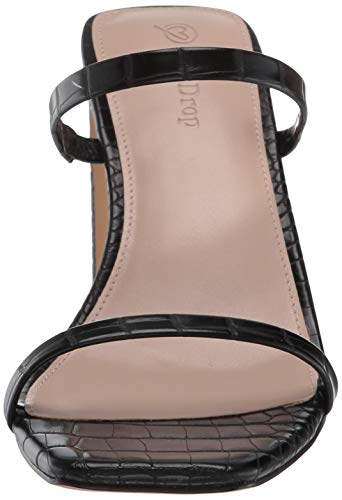 The Drop women's Avery Square Toe Two Strap High Heeled Sandal