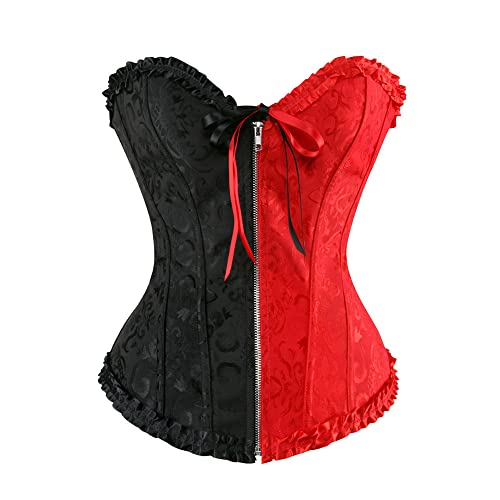 Waist Trainer for Women Corset Cincher Body Shaper Girdle Trimmer with Steel Bones Extender