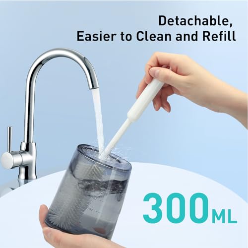 COSLUS Water Dental Flosser Pick for Teeth: 4 Modes Cordless Portable 300ML Larger Tank Water Teeth Cleaner IPX7 Waterproof Flossing Cleaning Picks for Home Travel FC5360