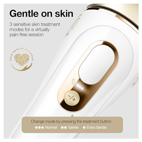 Braun IPL Long-lasting Laser Hair Removal Device for Women & Men, Silk Expert Pro5 PL5157, Safe & Virtually Painless Alternative to Salon Laser Hair Removal, Full Body, With Venus Razor & Luxury Case