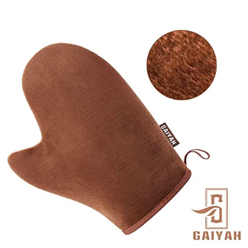 GAIYAH Self Tanning Mitt Applicator Self Tanner Mitt Applicator Tanning Mitts Self Tanner With Thumb Ultra Soft Tanning Glove For Self Tan Mitt Applicator