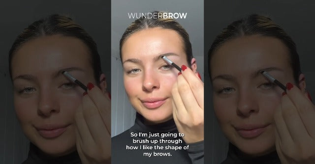 WUNDERBROW Waterproof Eyebrow Gel, Brunette, Vegan and Cruelty-Free