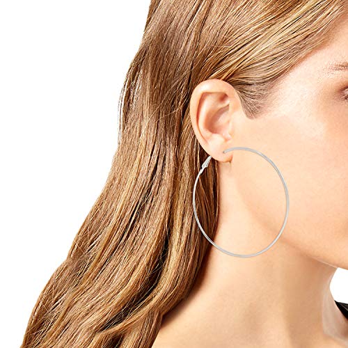 Jessica Simpson Large Wire Hoop Earrings