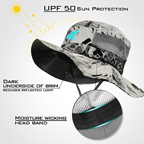 KastKing Sol Armis UPF 50 Boonie Hat - Sun Protection Hat, Fishing Hat, Beach & Hiking Hat, Paddling, Rowing, Kayaking Hat