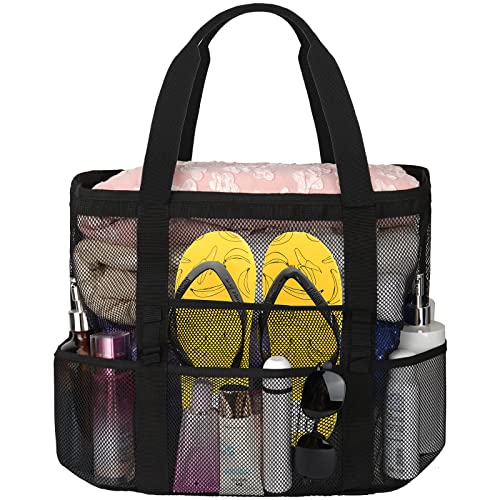 Mesh Beach Bags for Women - Plus Waterproof Sandproof Tote Bag