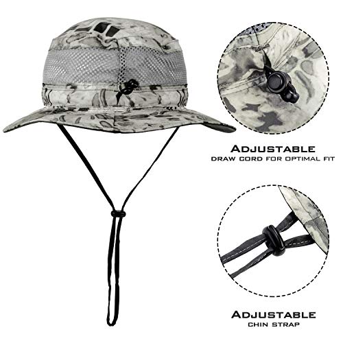 KastKing Sol Armis UPF 50 Boonie Hat - Sun Protection Hat, Fishing Hat, Beach & Hiking Hat, Paddling, Rowing, Kayaking Hat