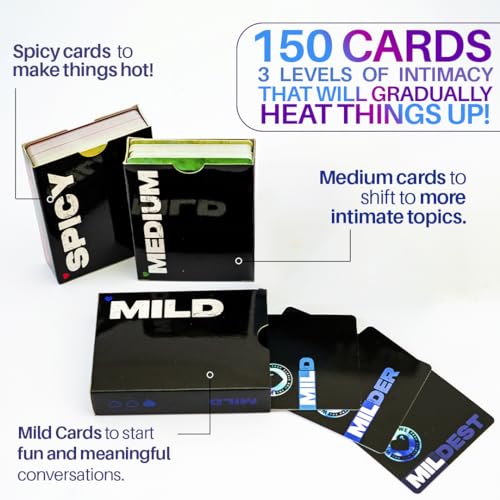 Spice IT UP by Why Don’t We. Spicy Couples Games for Adults with 150 Cards with Conversations, Spicy Dares & More - Best Date Night Games for Couples - Romantic Adult Couple Games