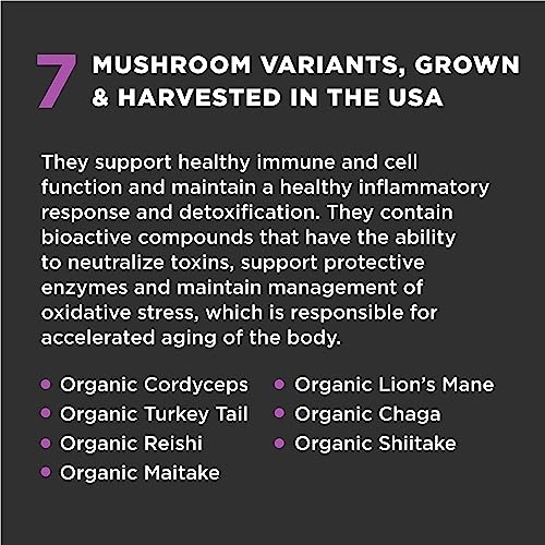 Super Snouts Super Shrooms Mushroom Immune Support Supplement for Dogs and Cats, 2.64 oz - Made in USA Organic Non-GMO, Immune Health for Strong Immunity, 7 Mushroom Blend Powder