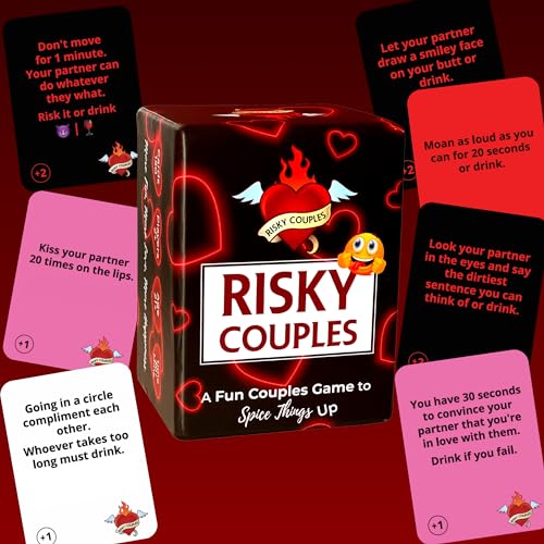 Super Fun Couples Game for Date Night: 150 Spicy Dares & Questions for Your Partner. Romantic Anniversary & Valentines Gifts. Card Game for Couple