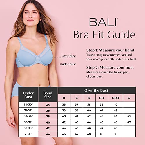 Bali Womens wireless comfort revolution seamless bra