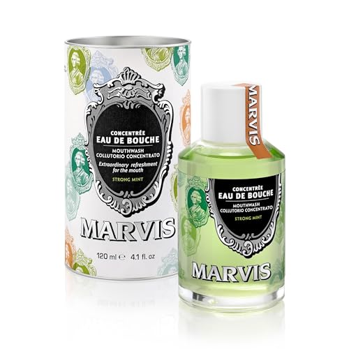 Marvis Strong Mint Mouthwash, Concentrate, 4.1 Fl Oz