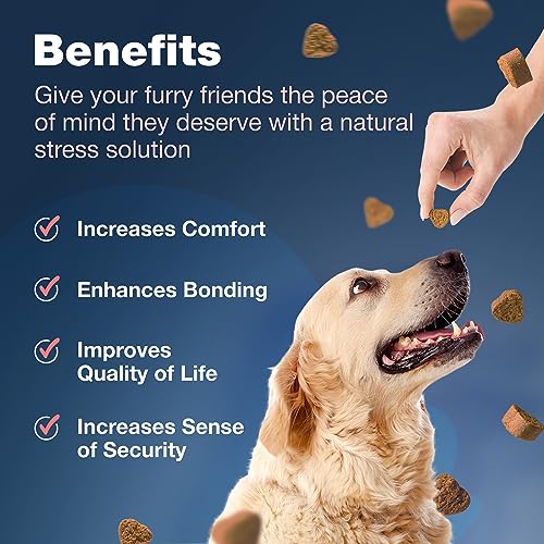 Flea and Tick Prevention for Dogs Chewables - Dog Flea Treatment Chews - Flea and Tick Chewables for Dogs - Dog Flea & Tick Control Soft Treats - Natural Prevention - Dog Immune Support Supplement