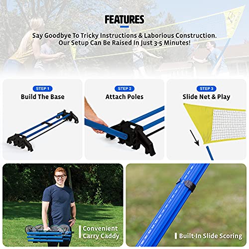 EastPoint Sports Easy Setup Badminton Set