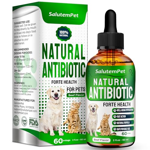 Natural Herbal Supplement | Pet antibiotic | Natural antibiotics for Dogs | Antibiotics for Dogs | Natural antibiotics for Cats | Antibiotic for Cats| 2 Oz