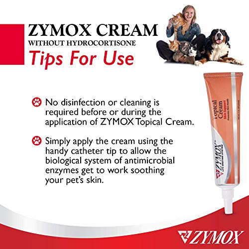 PET KING BRANDS ZYMOX Veterinarian Strength Topical Cream for Dogs and Cats, 1oz